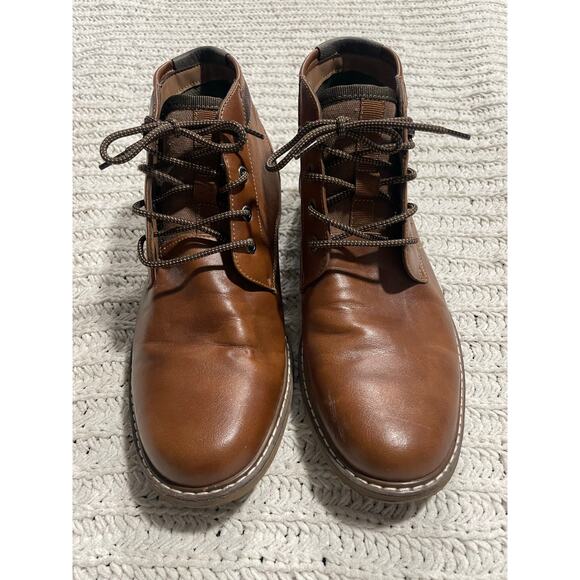 Public Opinion Lace Up Boots Men\'s Size 9 Brown Vegan Leather main image 9